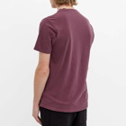 Les Tien Men's Lightweight Pocket T-Shirt in Raspberry