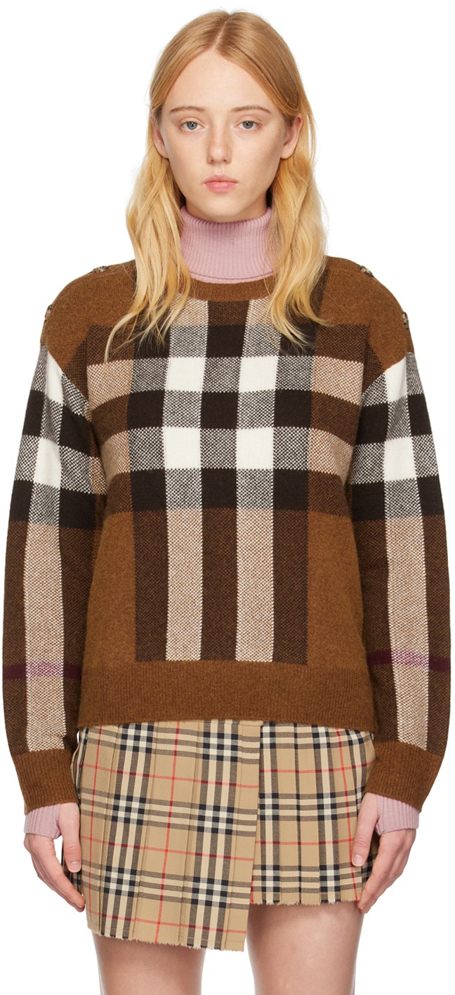Burberry Brown Darla Sweater Burberry