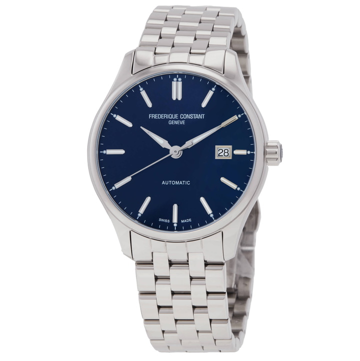 Photo: Frederique Constant Classics Index Automatic Blue Dial Mens Watch FC-303NN5B6B