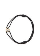Aliita Mini Corazon Brillante Embellished Cord Bracelet - Black - One Size