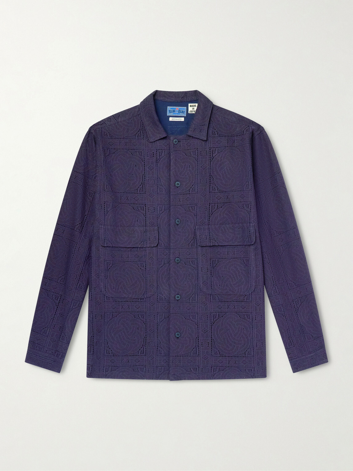 Blue Blue Japan - Cotton-Blend Shirt - Blue
