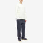 Maison Kitsuné Men's Contour Fox Patch Regular Sweat in Off-White