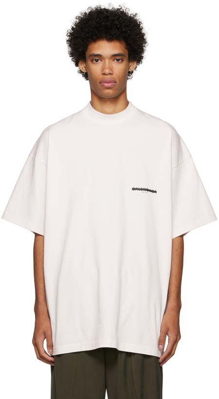 Photo: Balenciaga White Strike 1917 Oversized T-Shirt