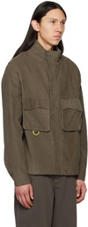 Dime Brown D-Ring Jacket