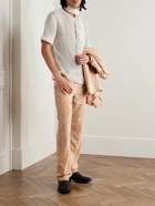 Séfr - Haven Open-Knit Cotton-Blend T-Shirt - Neutrals