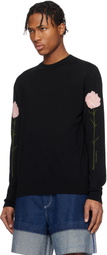 Simone Rocha Black Carnation Sweater