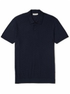 Orlebar Brown - Jarrett Cotton and Modal-Blend Jacquard Polo Shirt - Blue