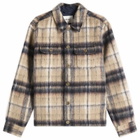 Kestin Men's Haston Jacket in Oat Check Brushed Wool