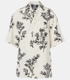 Jacquemus Jean floral linen bowling shirt