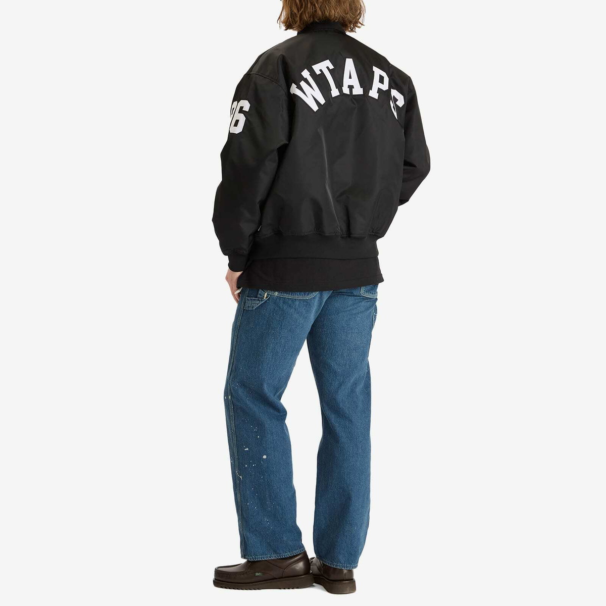 【新品S】WTAPS TEAM JACKET ブラック WTAPS Men's Team Stadium Jacket in Black WTAPS
