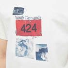 424 Men's Youth Demands T-Shirt in White