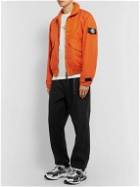 Stone Island - Reflective Garment-Dyed Ripstop Bomber Jacket - Orange
