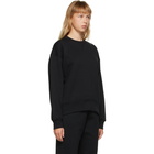 Toteme SSENSE Exclusive Black Silk Terry Sweatshirt