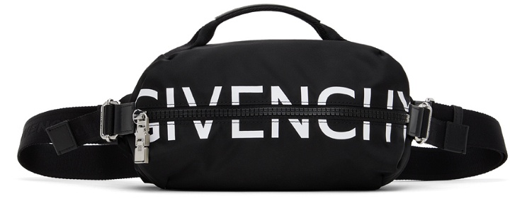 Photo: Givenchy Black G-Zip Nylon Pouch