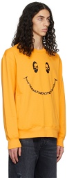 mastermind WORLD Yellow Glitter Sweatshirt