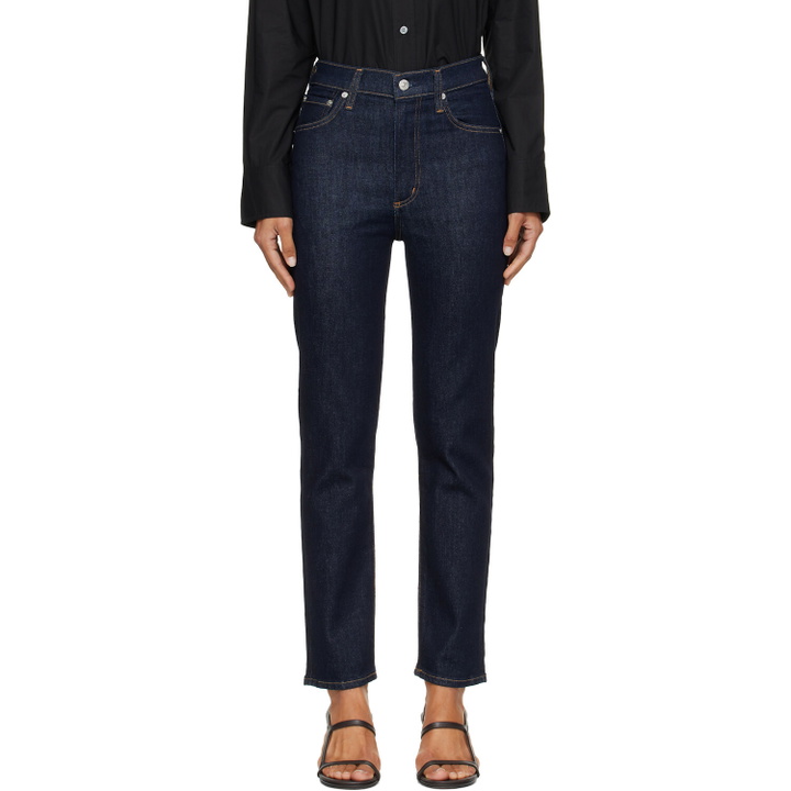 Photo: Citizens of Humanity Navy Caia Straight Jeans