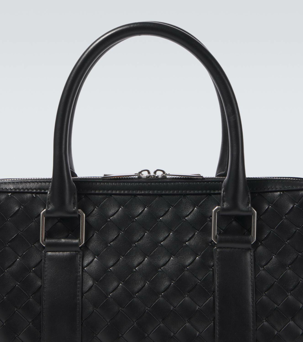 Bottega Veneta Slim Intrecciato leather briefcase