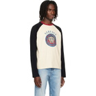 Versace White & Black Printed Cotton-Jersey Regular T-shirt