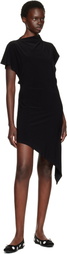 Sandy Liang Black Sonar Minidress