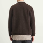 Universal Works Men's Presented by END. Wool Fleece Adv Cardigan in Brown