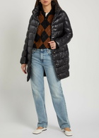 Herno Quilted Shell Coat Black