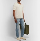 NN07 - Ryan Knitted Cotton and Linen-Blend Polo Shirt - Ecru