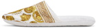 Versace White Medusa Amplified Slippers
