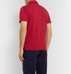 Etro - Logo-Embroidered Cotton-Piqué Polo Shirt - Red