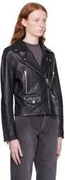 Ksubi Black Amplify Leather Jacket