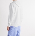 Nike Tennis - Logo-Appliquéd Loopback Cotton-Jersey Hoodie - White