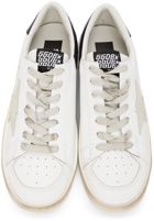 Golden Goose White & Black Stardan Sneakers