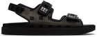 Givenchy Black Strap Sandals