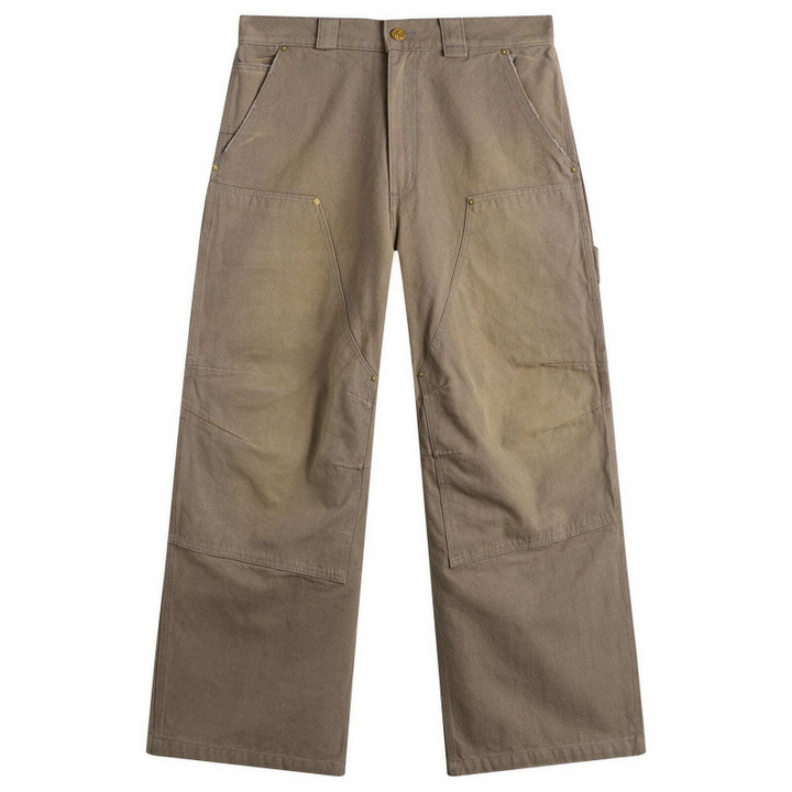 Photo: Willy Chavarria Men's Stockton Double Knee Pant in Concrete