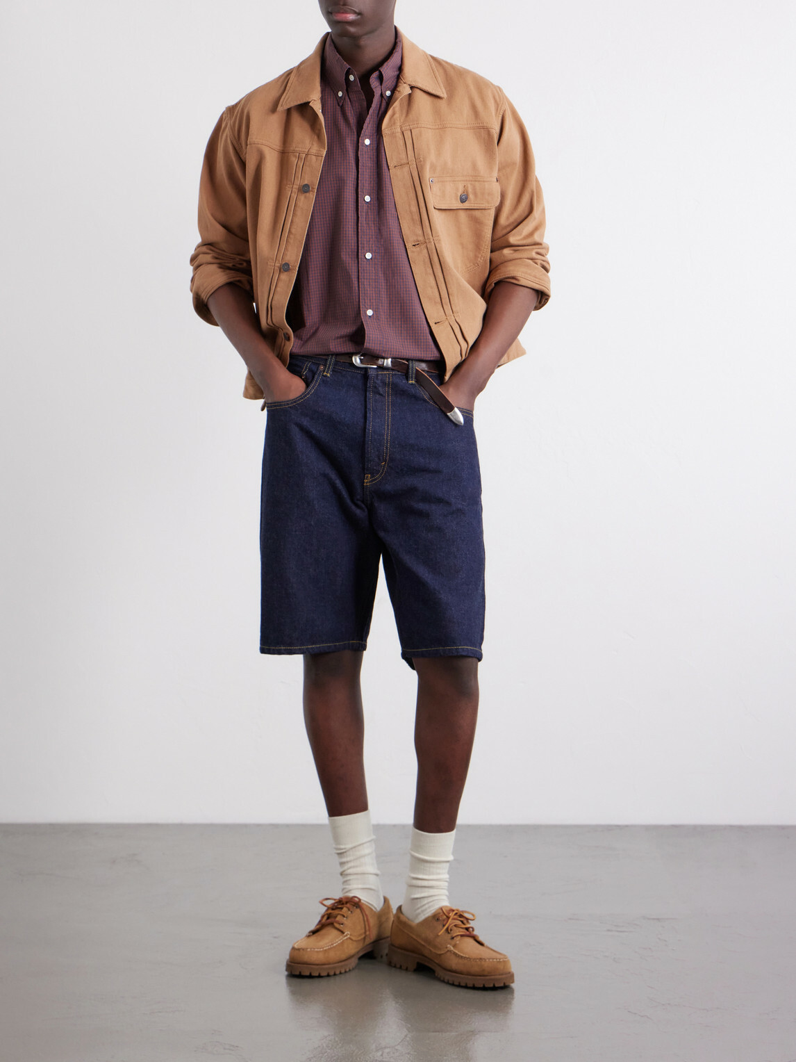 Beams Plus - Button-Down Collar Checked Cotton Shirt - Red