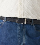 Bottega Veneta Intrecciato leather belt