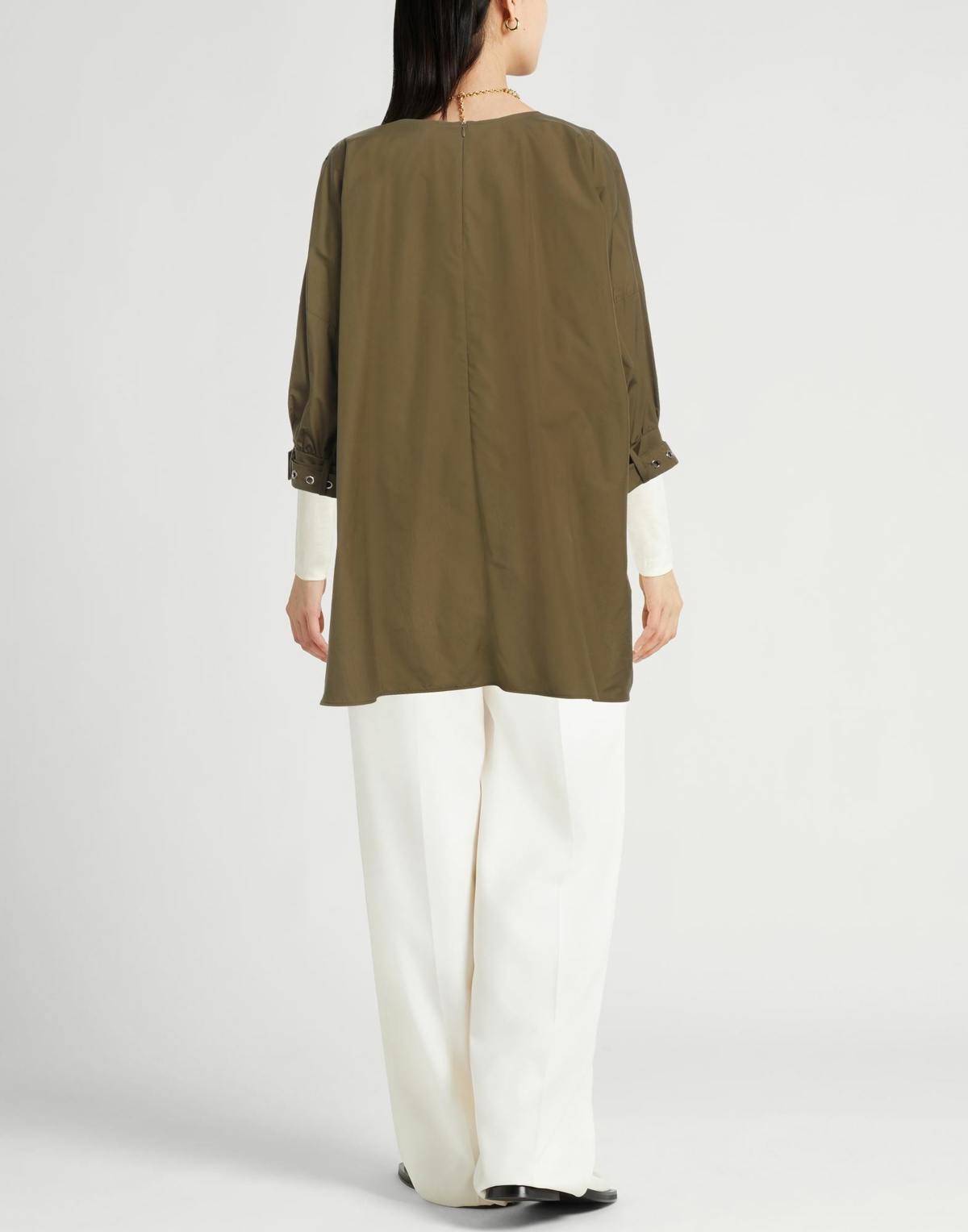 's Max Mara Womens Top Military in Green