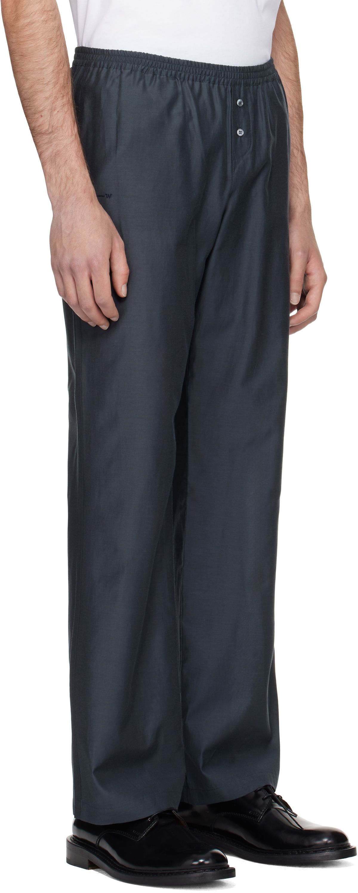 Paloma Wool Gray Wide-Leg Limone Trousers