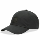 Stone Island Men's Ghost Cotton Canvas Cap in Black 