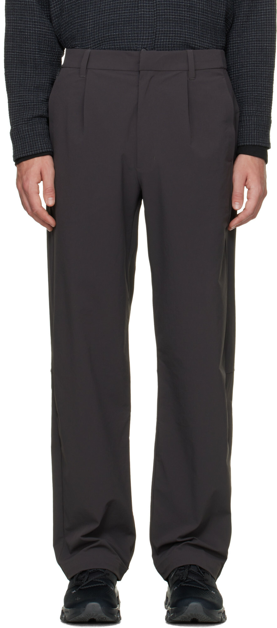 The North Face Gray TNF Black Box Tech Woven Trousers