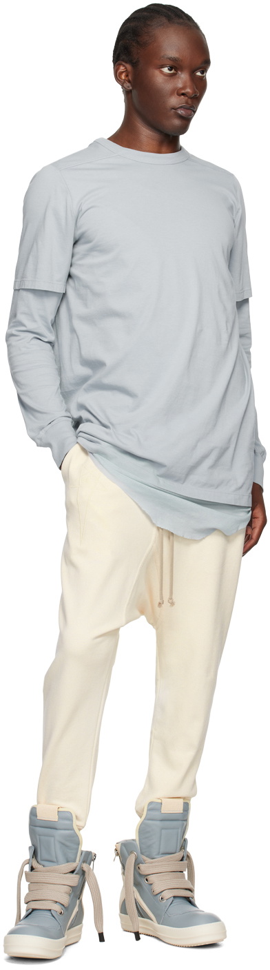 Rick Owens Blue Porterville Level Long Sleeve T-Shirt Rick Owens