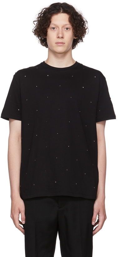 Photo: Valentino Black Cotton T-Shirt