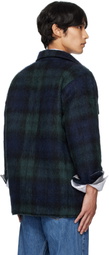 Bless Navy & Green N°80 Woodhacker Shirt Jacket
