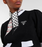 Prada Printed silk twill scarf