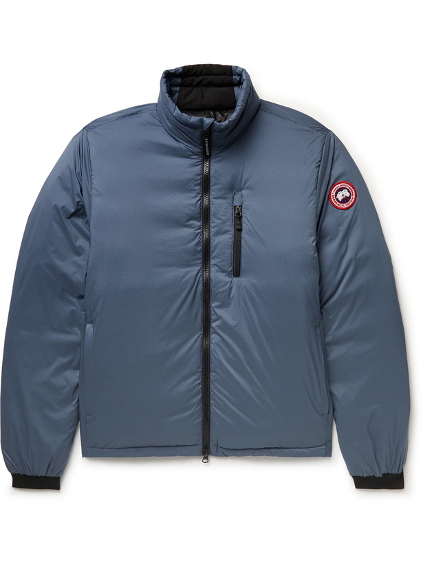 Photo: Canada Goose - Lodge Nylon-Ripstop Down Jacket - Blue