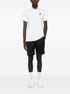 RLX Ralph Lauren White Polo Bear Piqué Polo Shirt