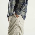 BEAMS Men's Puckering Easy Trousers in Taupe