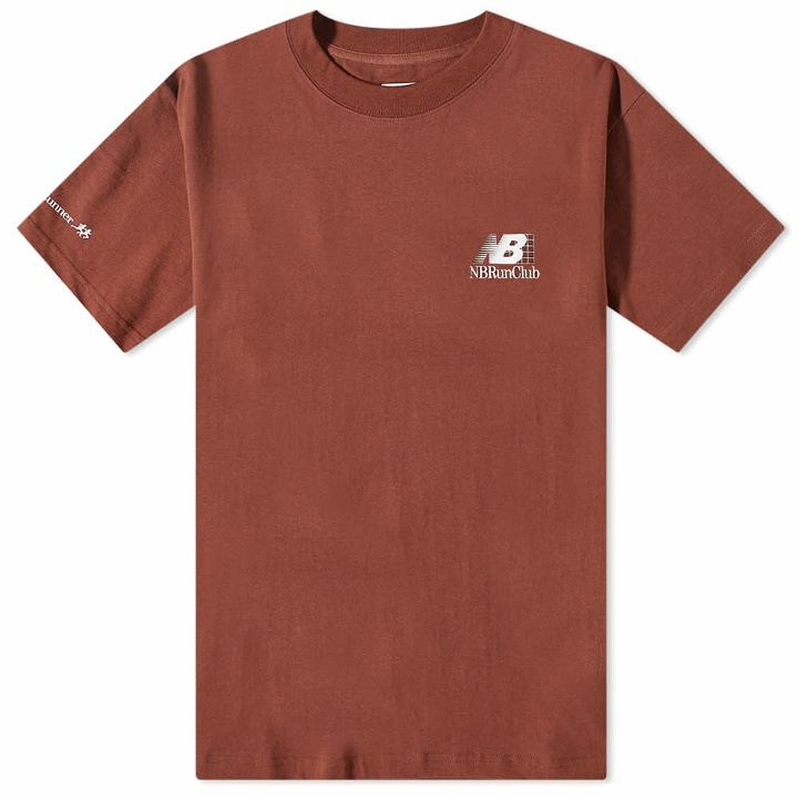 Photo: New Balance Men's Made in USA Track T-Shirt in Brown