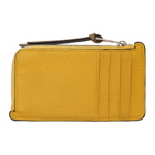 Loewe Yellow and Brown Coin Card Holder