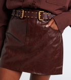 Xu Zhi Belted miniskirt