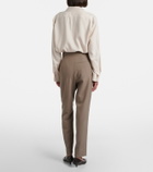 The Row Eranza wool straight pants